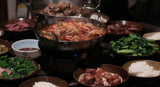 A Tujia home feast at the village table